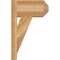 Ekena Millwork Traditional Craftsman Rough Sawn Outlooker, Western Red Cedar, 8"W x 14"D x 22"H OUT08X14X22TRA04RWR - alternate 2